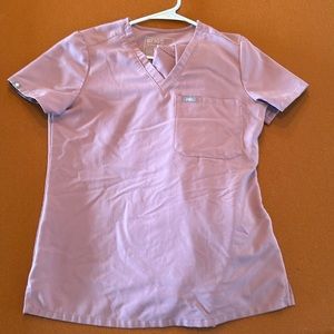 FIGS CHALK PINK SCRUB SET